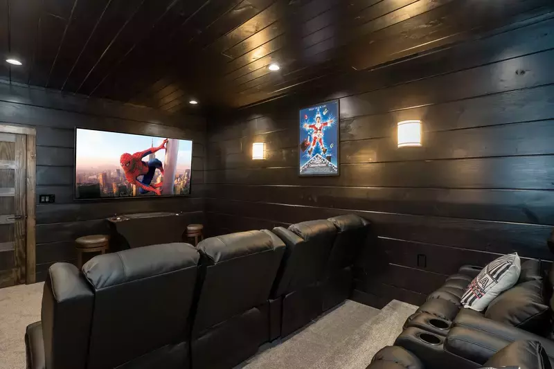 Apres Chalet theater room