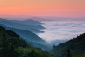 fog in the Smoky Mountains